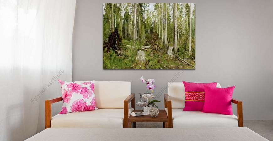 Картина Сосновый лес
