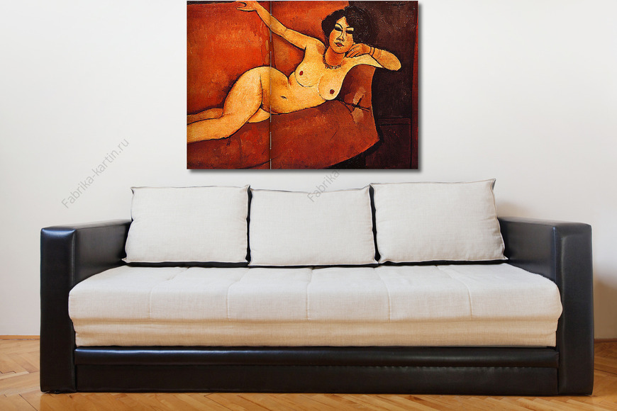 Картина Обнажённая женщина на диване