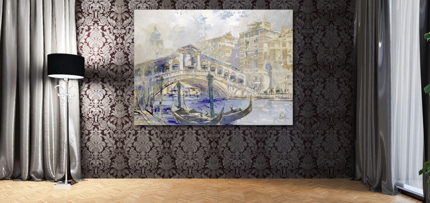 Картина Риальто,Венеция