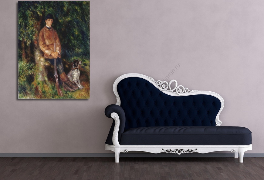 Картина Альфред Берард и его собака