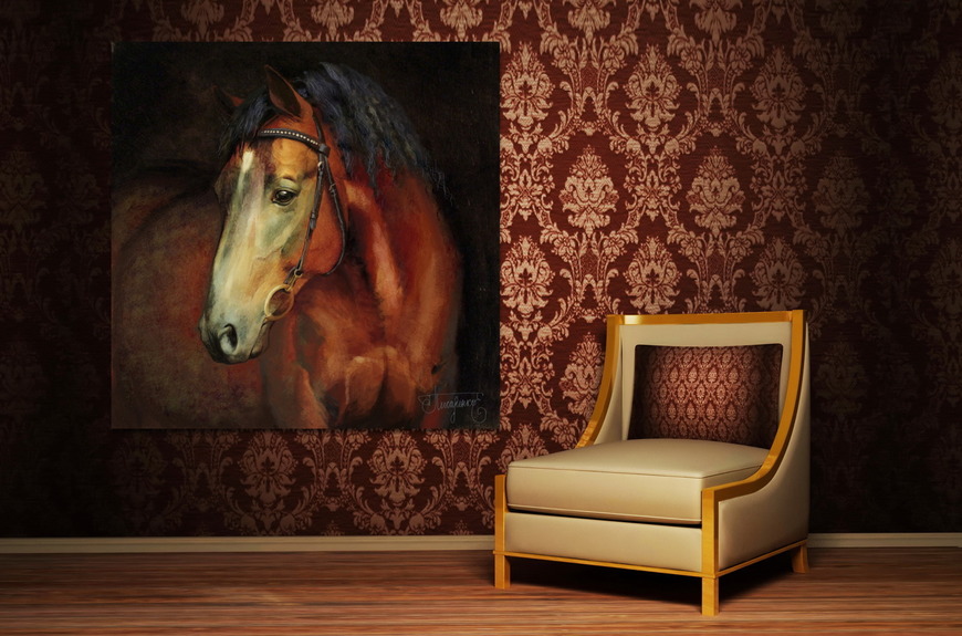 Картина Портрет лошади