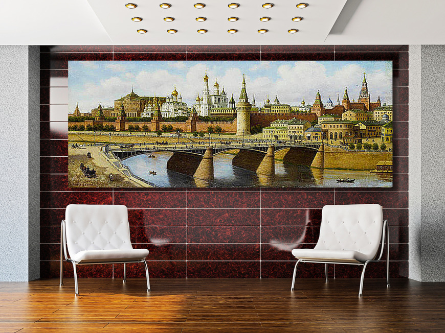 Картина Вид на Кремль с Москворецкого моста