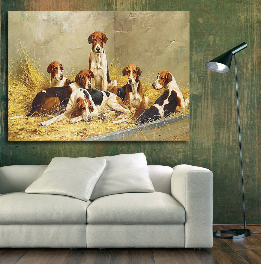 Картина Собаки в питомнике