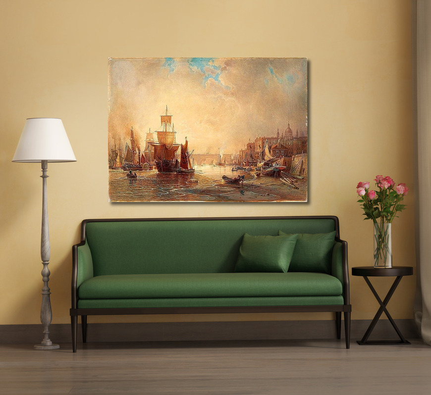 Картина Мотив из Сены, Парижа