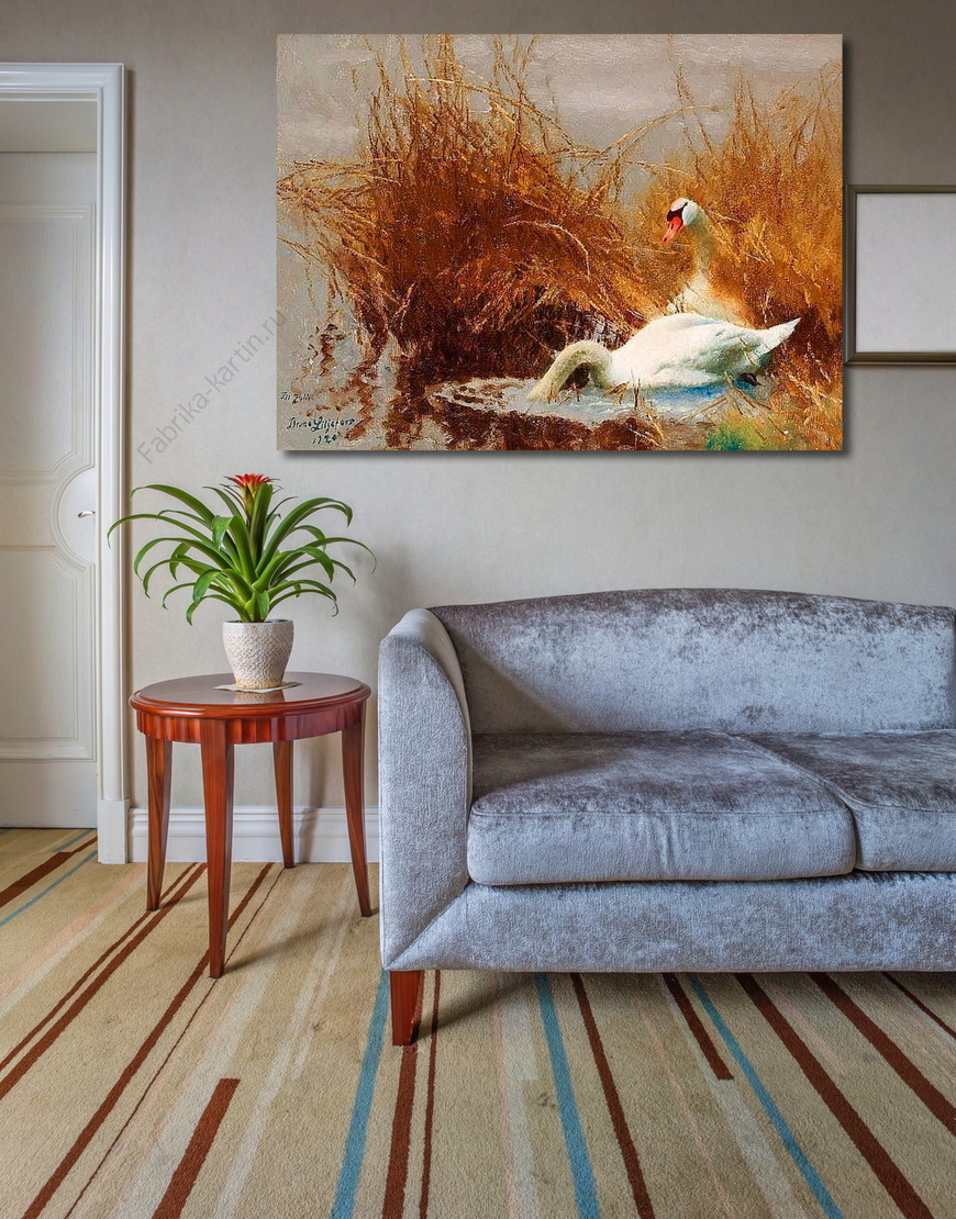 Картина Лебеди на воде
