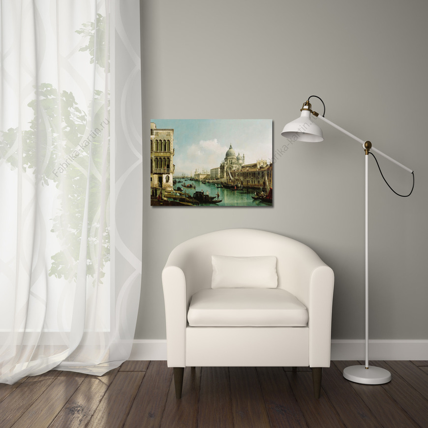 Картина Большой канал и догана в Венеции