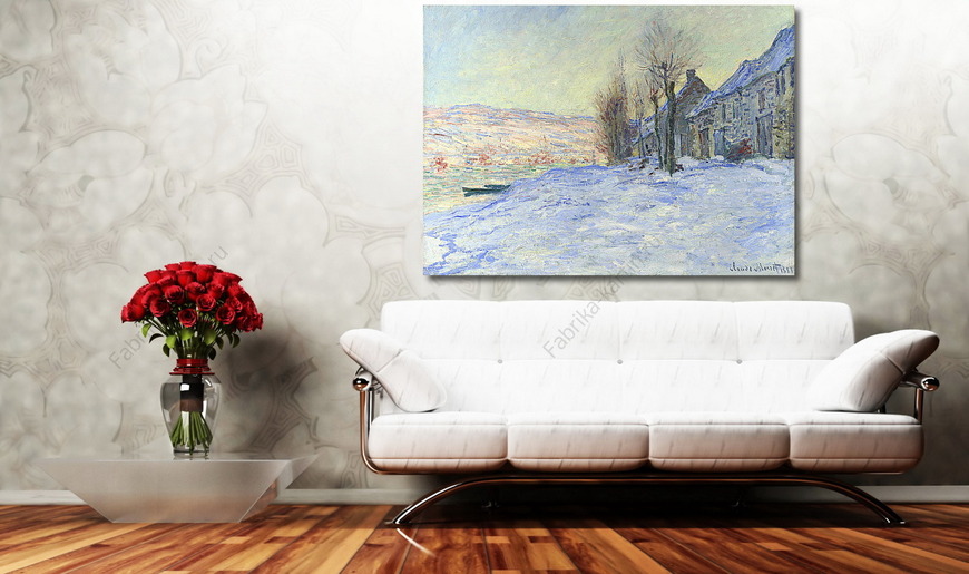 Картина Лавакорт под снегом