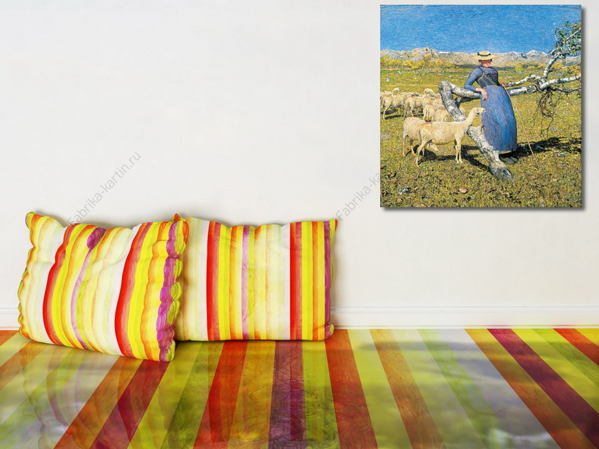 Картина Ровно в полдень в Альпах