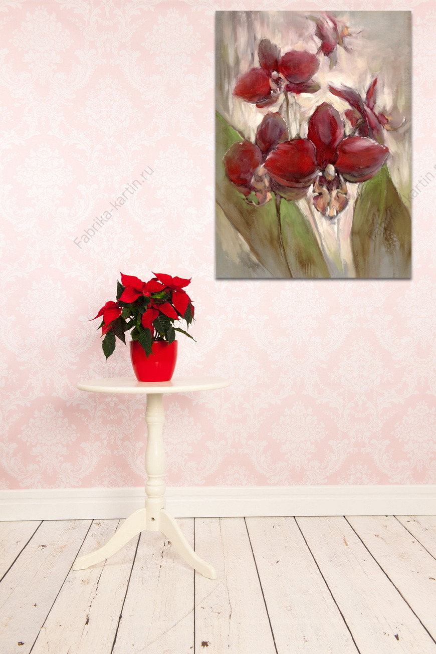 Картина орхидеи без затей