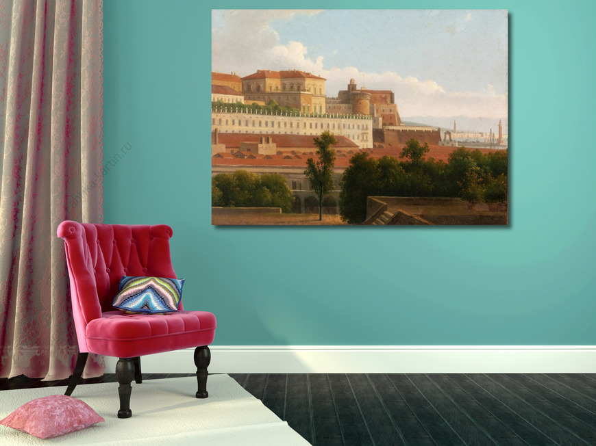 Картина Палаццо Реале и гавань, Неаполь