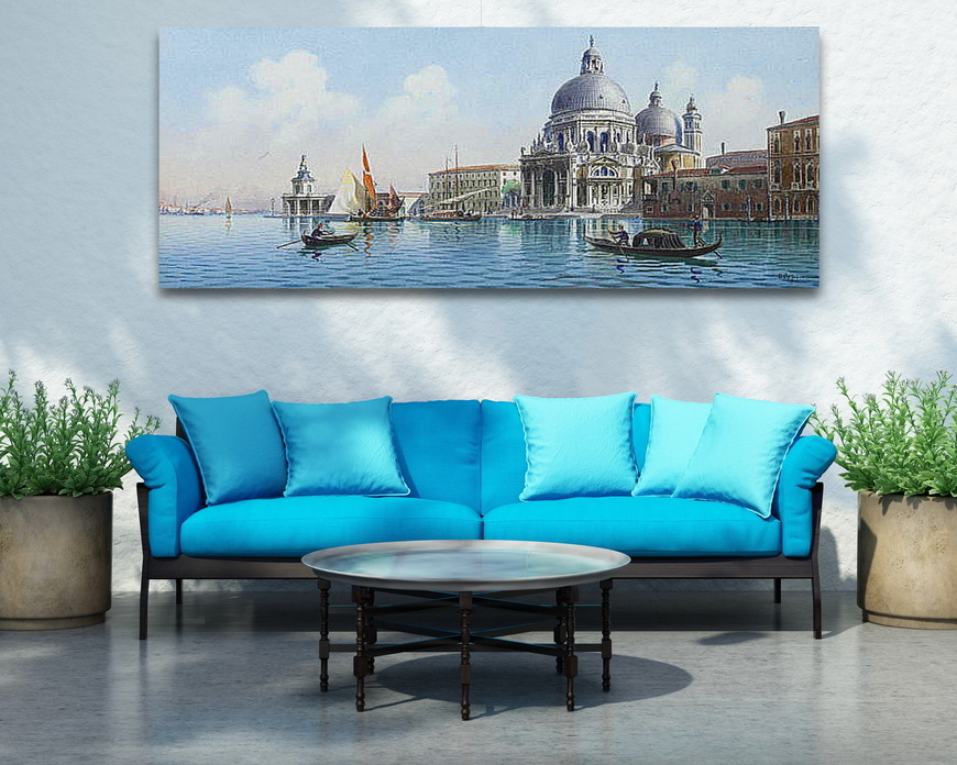 Картина Венецианские сцены, Онганиа Умберто