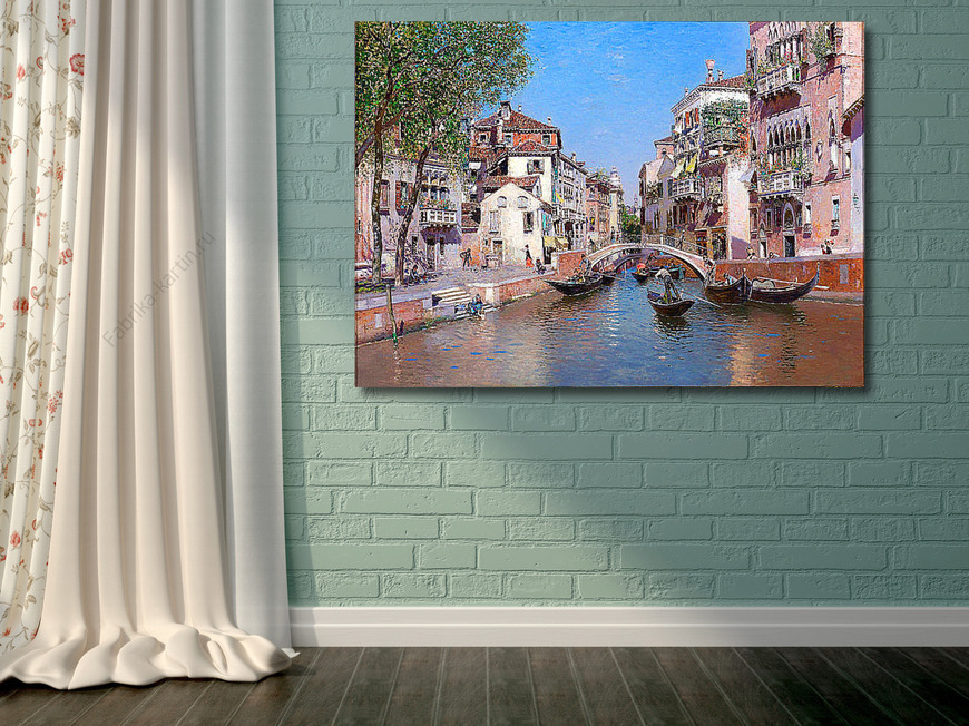 Картина Рио Сан Тровазо, Венеция