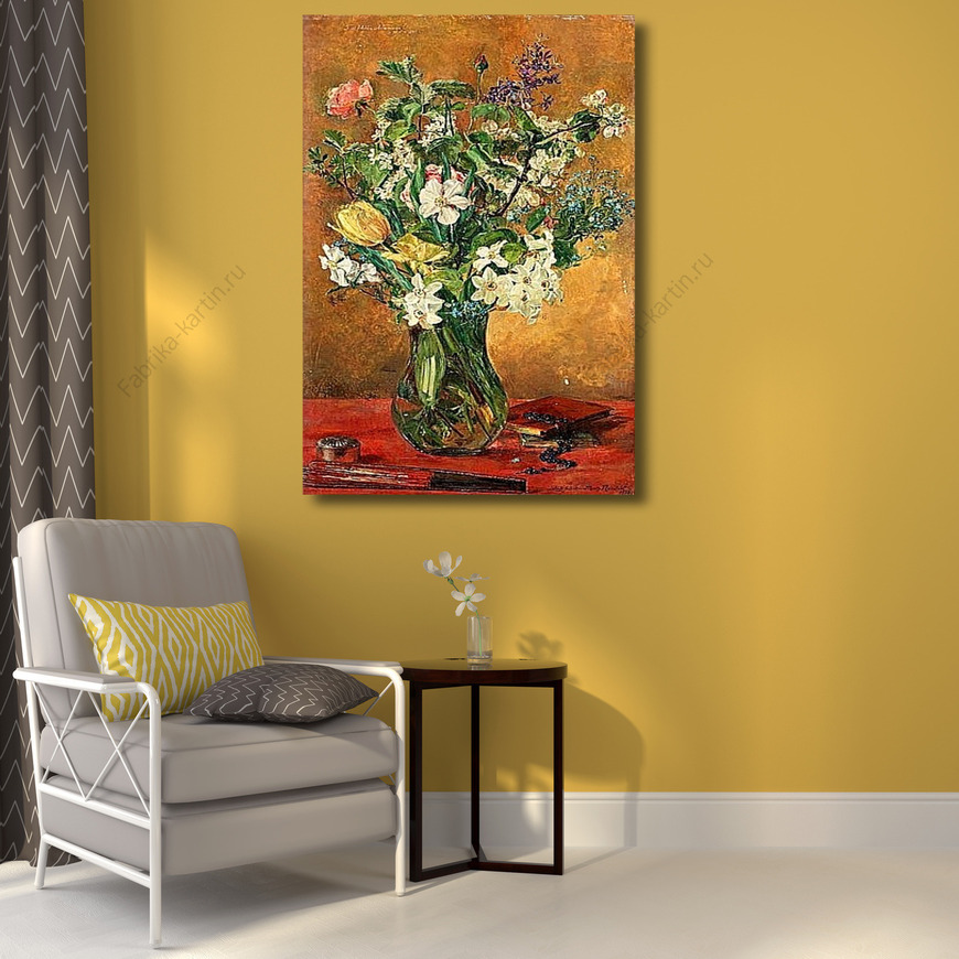 Картина Цветочный натюрморт с весенними цветами