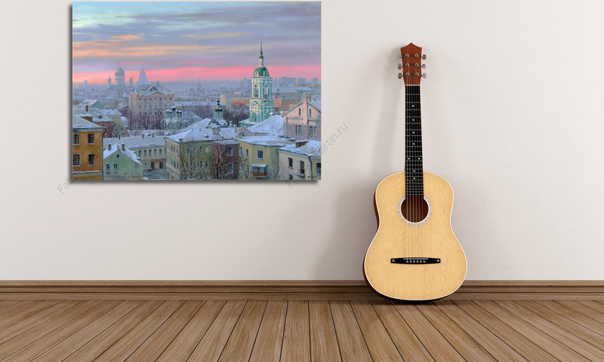Картина Зимняя Москва