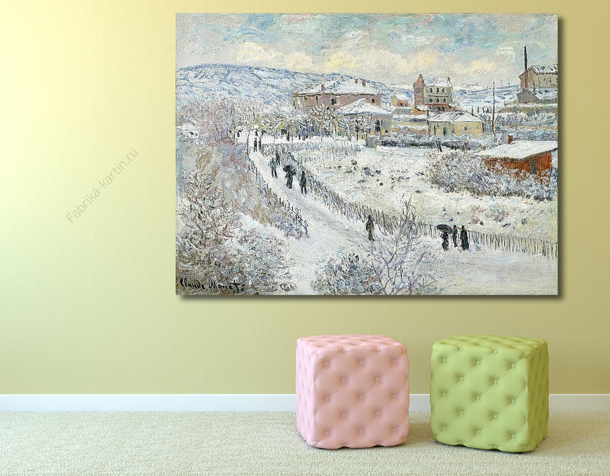 Картина Аржантея в снегу