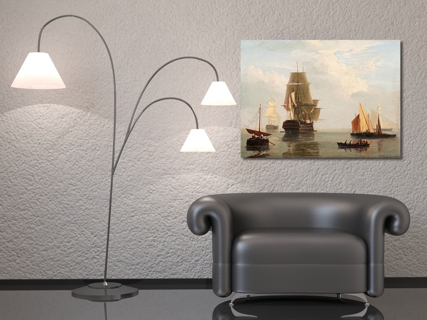 Картина Корабли в море